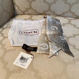 Coach Ombré Ponytail Scarf